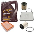 FEBI BILSTEIN Inspektionspaket 5L MANNOL Diesel TDI 5W-30 für Opel Meriva