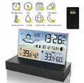 Digitale Wecker Wetterstation Funk Mit Farbdisplay Thermometer Innen-Außensensor
