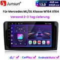 9"Android13 Autoradio GPS CarPlay 8Kern Navi Für Mercedes ML/GL Klasse W164 X164
