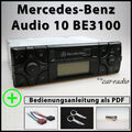 Original Mercedes Audio 10 BE3100 Kassettenradio Becker Radio A2108200986 Set
