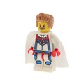 1x Lego Minifiguren Serie 7 Daredevil Stuntman Cape Haare 8831 col07-7 col103