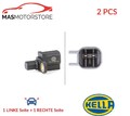 ABS SENSOR DREHZAHLFÜHLER PAAR HINTEN HELLA 6PU 012 039-971 2PCS H NEU
