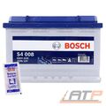 BOSCH AUTOBATTERIE 12V 74Ah STARTERBATTERIE 680A INKL LIQUI MOLY BATTERIEPOLFETT