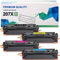 XXL Toner Für HP 207A 207X Color LaserJet Pro MFP M283fdw M282nw M255dw MIT CHIP