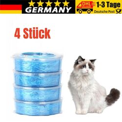 4 Stück Nachfüllkassette Für Litter Locker II Cat Litter Disposal System DHL