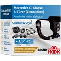ANHÄNGERKUPPLUNG für MB C-Klasse W205 14-18 v. abnehmbar HOOK +7pol E-Satz BRINK