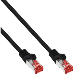 Netzwerkkabel Cat.6 Patchkabel 2,0m Schwarz S/FTP PiMf  LAN DSL PVC CCA 25 Stück
