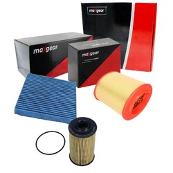 MAXGEAR POLLENFILTER + LUFTFILTER + ÖLFILTER passend für Alfa Romeo Brera 939x