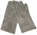 Original Bundeswehr Lederhandschuh, BW Handschuhe, ungefüttert grau,Sommer Leder