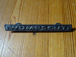 Wumpscut Metall Pin Logo Anstecker Button aus der Fleischbox