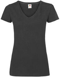 Fruit of the Loom FOL Lady-Fit Valueweight V-Neck T T-Shirt Ladies Damen Girly