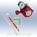 GOK Herd Anschluss-Set Basic mit Niederdruckregler 50 mbar 1,5 kg/h Rohr Winkel