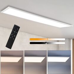  LED Deckenleuchte Dimmbar Panel Deckenlampe mit Fernbedienung 