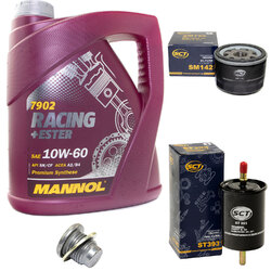 4L Öl Set Inspektion Kraftstoff Ölfilter Ölschraube für Renault Megane I Laguna