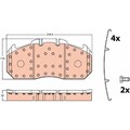 TRW GDB5086 Bremsbeläge Satz für MAN E2000, F2000, M 2000 L, M 2000 M, TGA, TGL 