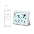Kühlschrankthermometer mit 2 Sensoren Alarm LCD Temperatur Messer