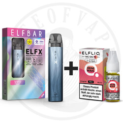 ELFX by ELFBAR + Elfliq Nic Salt Bundle I "LEER" Pod Kombipaket mit 20mg Nikotin