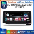 für BMW F30 F31 F32 F33 F34 F36 Autoradio Android 14 4+64GB GPS DAB+ Touchscreen
