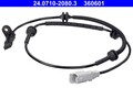 ATE ABS Sensor Raddrehzahl 24.0710-2080.3 für PEUGEOT 607 9D 9U HDI 16V 24V