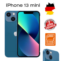 NEU Apple iPhone 13 mini 128GB - Blau (Ohne Simlock) 💎24 Monate Garantie 💎OVP