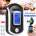 Digitaler Alkoholtester Polizeigenau 20-Mundstücke Promilletester Atem Messgerät