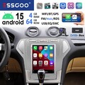 DAB+ 9.7" Autoradio für Ford Mondeo MK4 2007-10 CarPlay 4+64G Android15 Navi KAM