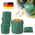 4x 272/300 Liter Gartensack Set Laubsack Rasensack Gartenabfallsack Gartentasche