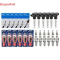 6x DELPHI Zündspule +6x NGK Zündkerze Iridium IX passend für BMW 3er Coupe E46