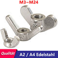 Flügelmuttern M3 M4 M5 M6 M8 M10 M12 M16 M20~M24 Edelstahl Flügelmutter DIN 315