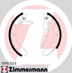 ZIMMERMANN 4x Bremsbacken Bremsbackensatz für Trommelbremse Hinten 10990.152.0