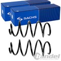 2X SACHS FAHRWERKSFEDERN VORNE PASSEND FÜR AUDI A1 SEAT IBIZA LINKS+RECHTS