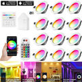 LED Einbaustrahler 5W 9W Bluetooth RGB Einbauleuchten Decken spots Lampe Dimmbar