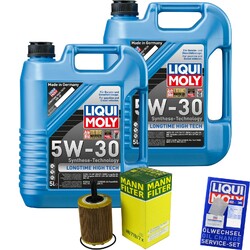 INSPEKTIONSKIT FILTER LIQUI MOLY ÖL 10L 5W-30 für VW Passat Variant 3C5 2.0 TDI