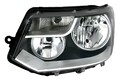 Scheinwerfer links für VW T5 Multivan Facelift 2009- in Schwarz Twin H7 H15 LWR