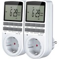 Digitale Zeitschaltuhr Steckdose, Timer, LCD Display, Haushaltsgeräte, Energi...