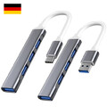 USB 3.0 Hub Verteiler Adapter für Notebook Smartphone Laptop Daten Laden PC 4in1
