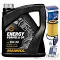 BOSCH ÖLFILTER F026407015+MANNOL 5W30 ÖL für OPEL ASTRA G H CORSA B C D AGILA A