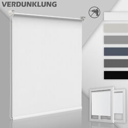 Verdunkelungsrollo Klemmfix ohne Bohren Verdunklungsrollo Thermo Rollo Fenster