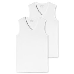 SCHIESSER Herren Tanktops im Pack - Serie "95/5", Vorteilspack, V-Neck, S-XXL...