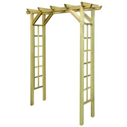 Gartenpergola Rosenbogen Torbogen Pergola Imprägniert Holz Spalier Rankhilfe