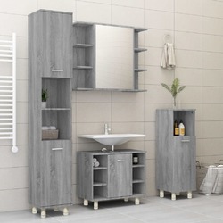 Badmöbel Set Bad Spiegel Waschtisch Unterschrank Badschrank Badezimmermöbel