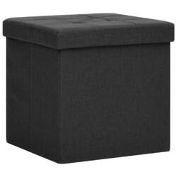 Sitzhocker Aufbewahrungsbox Faltbar Sitztruhe mit Stauraum Sitzwürfel Hocker