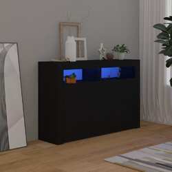 Kommode Sideboard mit LED-Leuchte Wohnzimmer Anrichte Schrank Modern Board