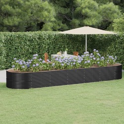 Hochbeet Verzinkter Stahl Gemüsebeet Pflanzbeet Garten Blumentopf Metall 