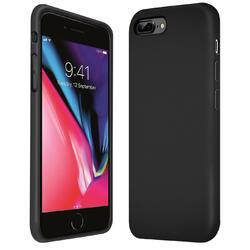 Schutz Hülle Silikon Für Apple iPhone 7 Plus 8 Plus Handy Tasche Case Cover matt