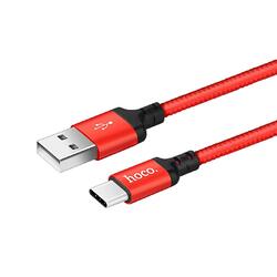 HOCO X14 X20 USB Type Typ C Nylon Ladekabel Kabel Sync Datenkabel lang kurz PVC