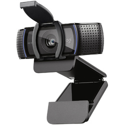 Logitech C920s HD Pro Full HD-Webcam 1920 x 1080 Pixel, 1280 x 720 Pixel Klem...