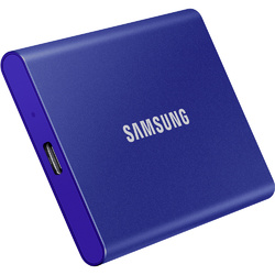 Samsung Portable T7 2 TB Externe SSD USB-A (USB 3.2 Gen 2) Blau PC/Mac MU-PC2...