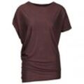 super.natural - Women's Summer Loose - T-Shirt Gr XS braun/schwarz/rot