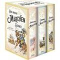 Der große Märchenschatz (Andersens Märchen - Grimms Märchen - Hauffs Märchen) (3 Bände im Schuber) - Wilhelm Grimm, Jacob Grimm, Wilhelm Hauff, Hans Christian Andersen, Gebunden